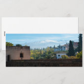 Alhambra Granada Feestdagenkaart (Voorkant / Achterkant)