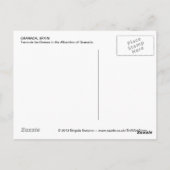 Alhambra Granada Spain Postcard Briefkaart (Achterkant)