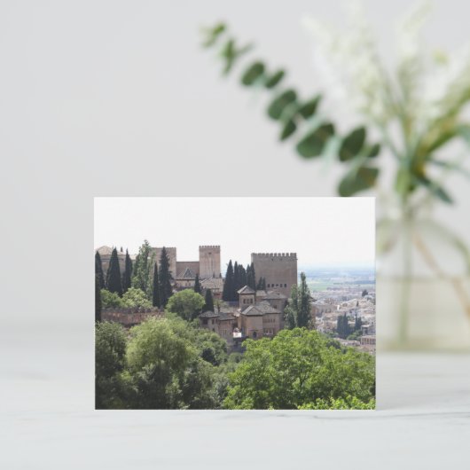Alhambra, Granada Spanje Briefkaart (Staand voorkant)