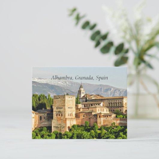 Alhambra, Granada, Spanje Briefkaart (Staand voorkant)