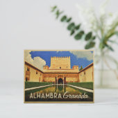 Alhambra Granada Spanje Briefkaart (Staand voorkant)