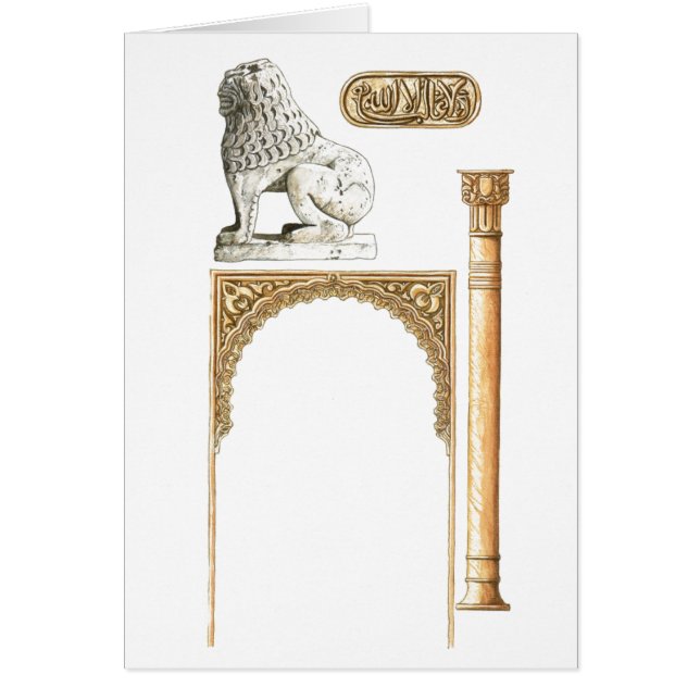 Alhambra Granada Spanje. Details (Voorkant)