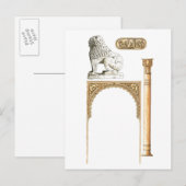 Alhambra Granada Spanje. Details Briefkaart (Voorkant / Achterkant)