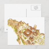 Alhambra Granada Spanje. Kasteel en paleizen Briefkaart (Voorkant / Achterkant)