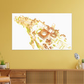 Alhambra Granada Spanje. Kasteel en paleizen Canvas Afdruk (Insitu (Woonkamer))