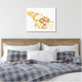Alhambra Granada Spanje. Kasteel en paleizen Canvas Afdruk (Insitu (Slaapkamer))