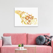 Alhambra Granada Spanje. Kasteel en paleizen Canvas Afdruk (Insitu (Woonkamer))