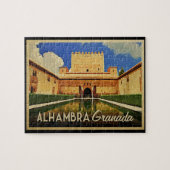 Alhambra Granada Spanje Legpuzzel (Horizontaal)