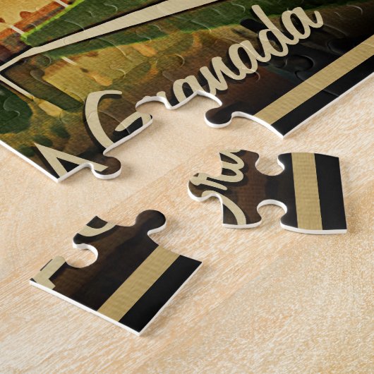 Alhambra Granada Spanje Legpuzzel (Zijkant)