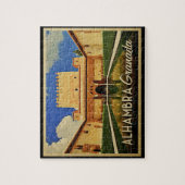 Alhambra Granada Spanje Legpuzzel (Verticaal)