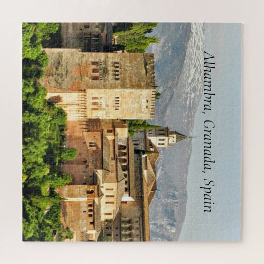Alhambra, Granada, Spanje Legpuzzel (Horizontaal)