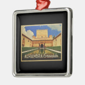 Alhambra Granada Spanje Metalen Ornament (Links)
