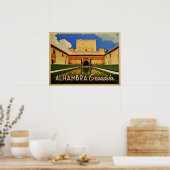 Alhambra Granada Spanje Poster (Keuken)