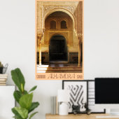 Alhambra, Granada, Spanje Poster (Thuiskantoor)
