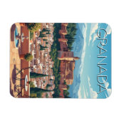 Alhambra Granada Spanje Reizen Magneet (Horizontaal)
