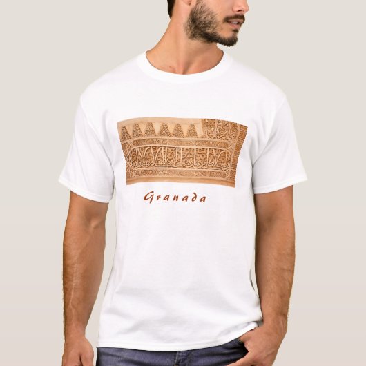 Alhambra Granada Spanje T-shirt (Voorkant)