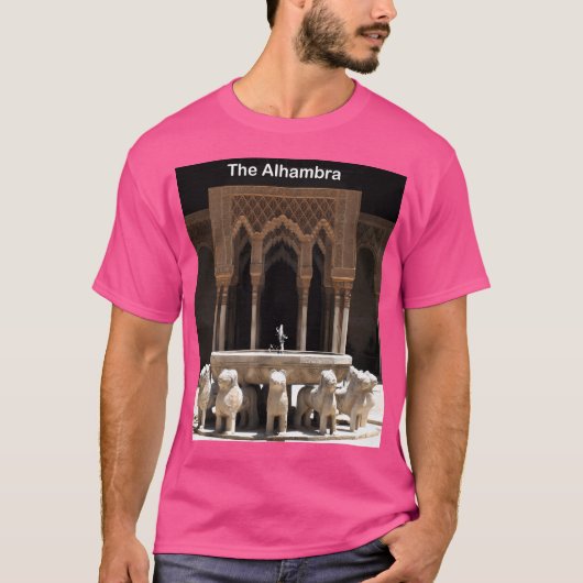 Alhambra Granada Spanje T-shirt (Voorkant)