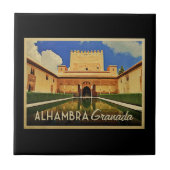 Alhambra Granada Spanje Tegeltje (Voorkant)