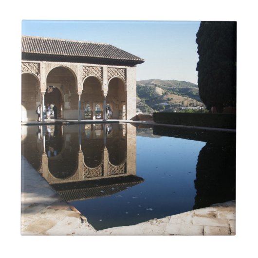 Alhambra, Granada, Spanje Tegeltje (Voorkant)