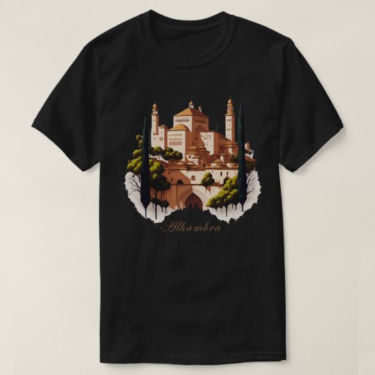 Alhambra Granada TShirt 3 (Design voorkant)