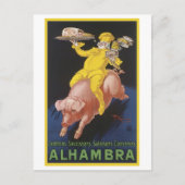 Alhambra Ham Flying Pig AD Briefkaart (Voorkant)