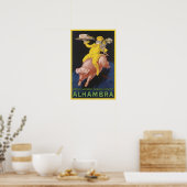 Alhambra Ham Flying Pig AD Poster (Keuken)