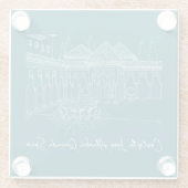 Alhambra Hof van de Leeuwen 2 Glazen Onderzetter (Achterkant)