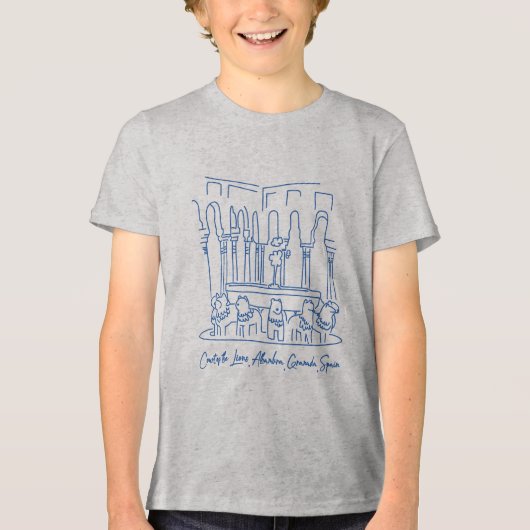 Alhambra Leeuwenhof 1 Tri-Blend Shirt (Voorkant)