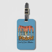 Alhambra Leeuwenhof 3 Bagagelabel (Voorkant (verticaal))
