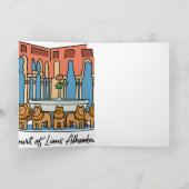 Alhambra Leeuwenhof 3 Kaart (Binnen)