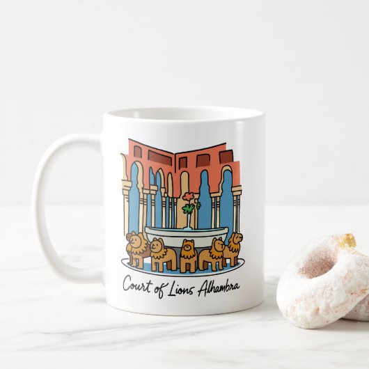 Alhambra Leeuwenhof 3 Koffiemok (Met donut)