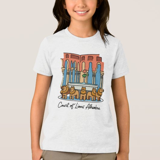 Alhambra Leeuwenhof 3 Tri-Blend Shirt (Voorkant)