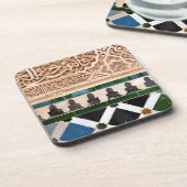 Alhambra Mosaic Bier Onderzetter (Linkerzijde)