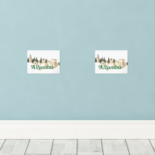 Alhambra Muurkunst Sets (Houten vloer)