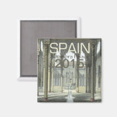 Alhambra Palace Spanje Koelkast Magnet Verander Ja (Voorkant / Achterkant)