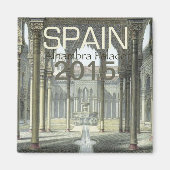 Alhambra Palace Spanje Koelkast Magnet Verander Ja (Voorkant)