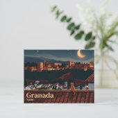 Alhambra-paleis Spanje Briefkaart (Staand voorkant)