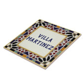 Alhambra Personal Family Custom House Naam Teken Tegeltje (Zijkant)