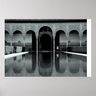 Alhambra reflectie poster