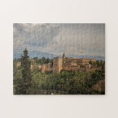 Alhambra Schilderachtig Uitzicht, Granada, Spanje Legpuzzel (Horizontaal)