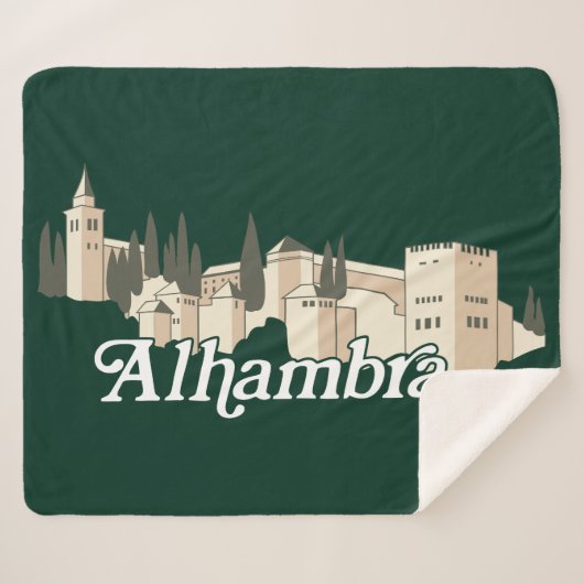 Alhambra Sherpa Deken (Voorkant (horizontaal))