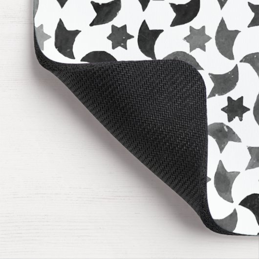 Alhambra Star Mosaic Transparent Background Muismat (Hoek)