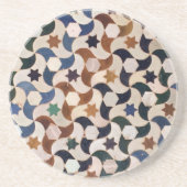 Alhambra Stars Mosaic Bright Zandsteen Onderzetter (Voorkant)