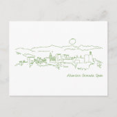 Alhambra Sunset Briefkaart (Voorkant)