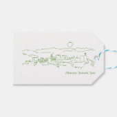 Alhambra Sunset Cadeaulabel (Voorkant (Horizontaal))