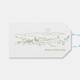 Alhambra Sunset Cadeaulabel