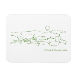 Alhambra Sunset Magneet