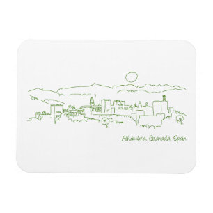 Alhambra Sunset Magneet