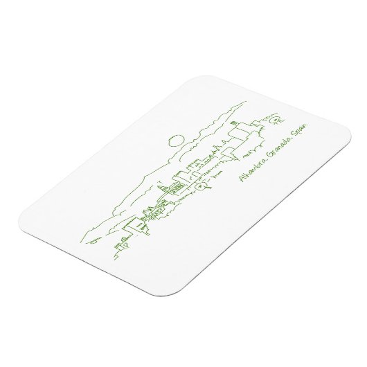 Alhambra Sunset Magneet (Linkerzijde)