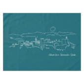 Alhambra Sunset Tafelkleed (Voorkant (Horizontaal))